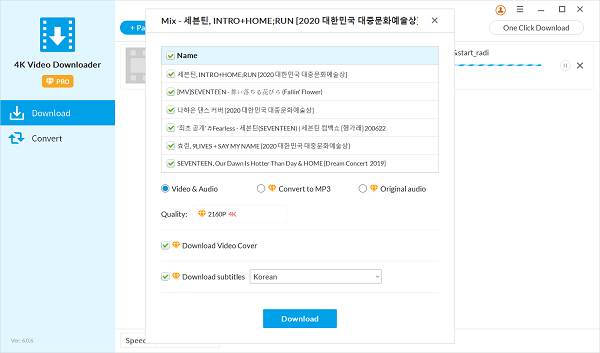 4K Video Downloader (YouTube视频下载器）