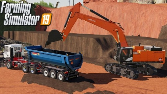 模拟农场19日立290LC挖掘机MOD