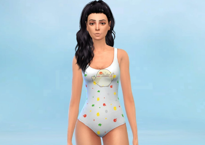 1610959813720846.png 模拟人生4纯白彩色印花泳装MOD