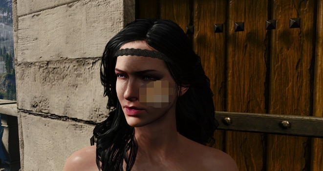 1614246661578442.png 巫师3狂猎叶奈法黑色珍珠头带MOD