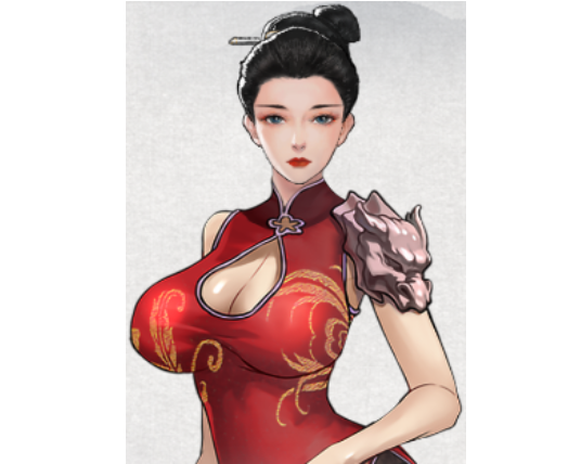 1615451512139262.png 鬼谷八荒丰满红金旗袍服饰MOD