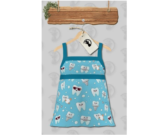 模拟人生4卡通牙齿吊带裙MOD