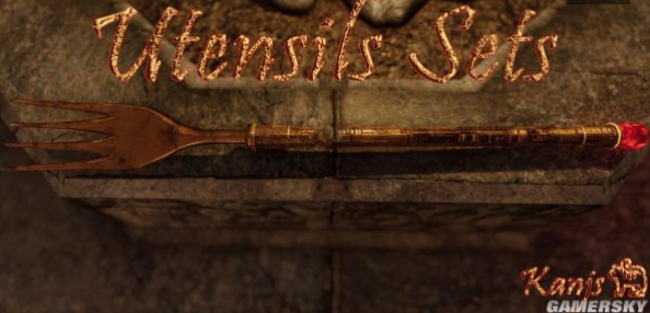 1615949514735594.png 上古卷轴5重制版高清的餐具和武器MOD