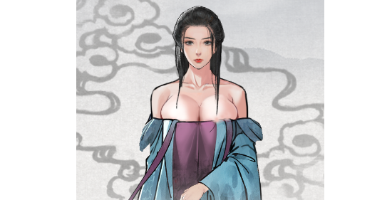 1616046892238196.png 鬼谷八荒蓝色女仙抹胸服饰MOD