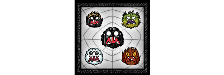 饥荒蜘蛛新外观品种MOD