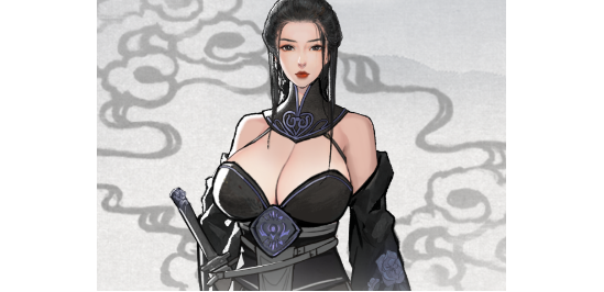 1616487927357204.png 鬼谷八荒紫色丰腴水袖服饰MOD