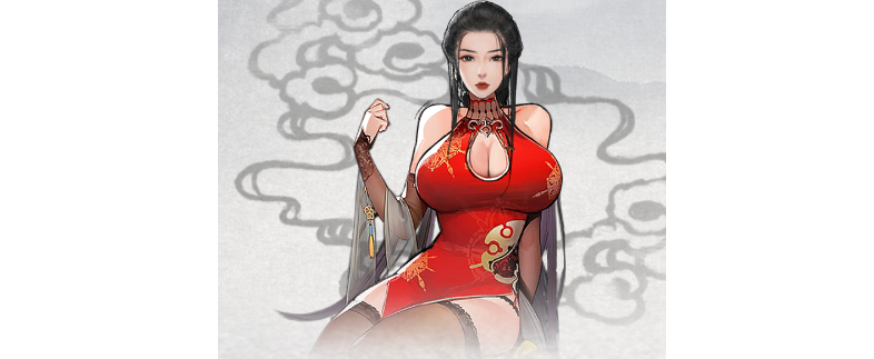 1616574127694096.png 鬼谷八荒丰满红色旗袍服饰MOD