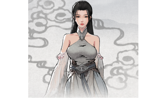 1616639112440696.png 鬼谷八荒白丝轻纱露肩水袖服饰MOD