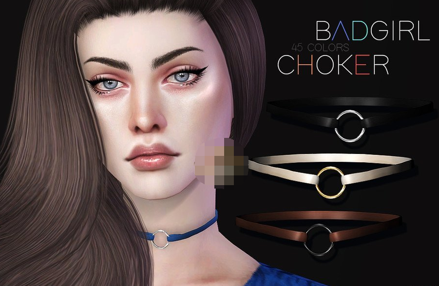 模拟人生4圆环皮革项圈MOD