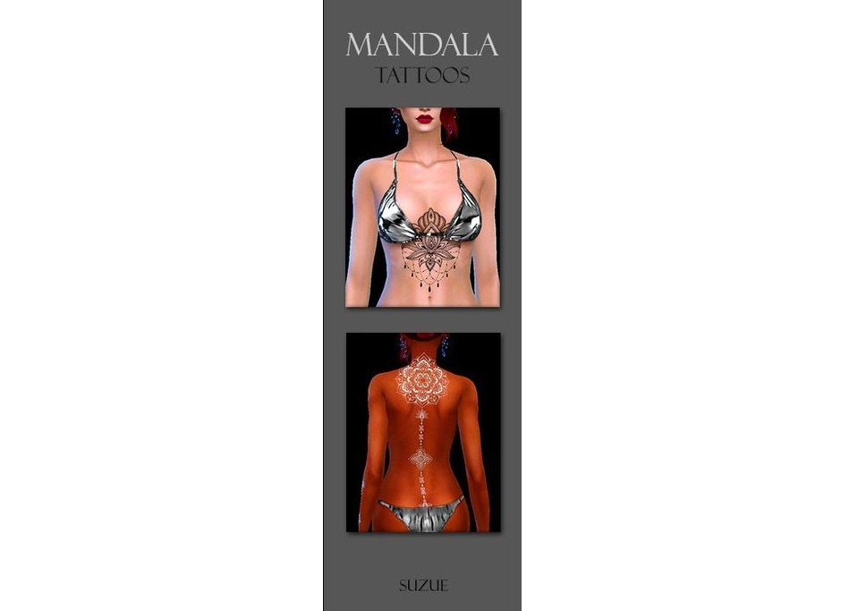 模拟人生4美丽曼陀罗纹身MOD