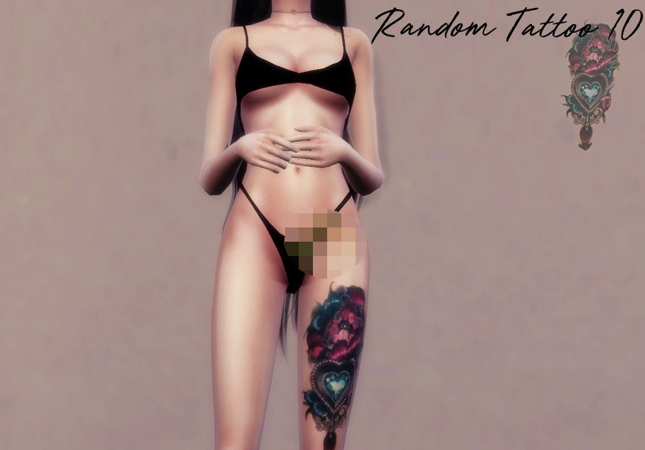 1618378770125538.png 模拟人生4彩色的随机印花纹身MOD