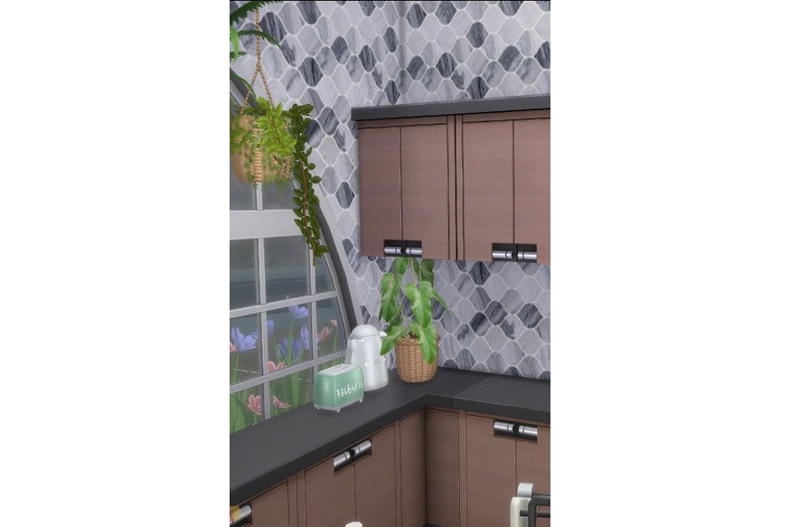 模拟人生4树叶印花瓷砖MOD