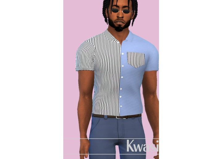 1618471316471597.png 模拟人生4男士的双色条纹衬衫MOD