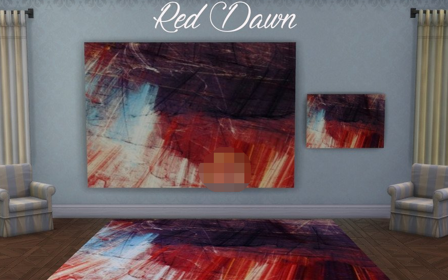 1618538864716680.png 模拟人生4艺术风格的挂画和地毯MOD