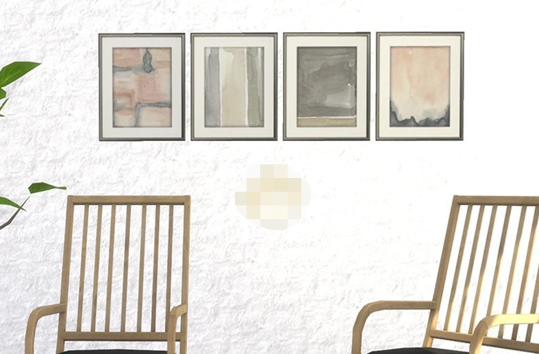 模拟人生4艺术风简洁挂画MOD