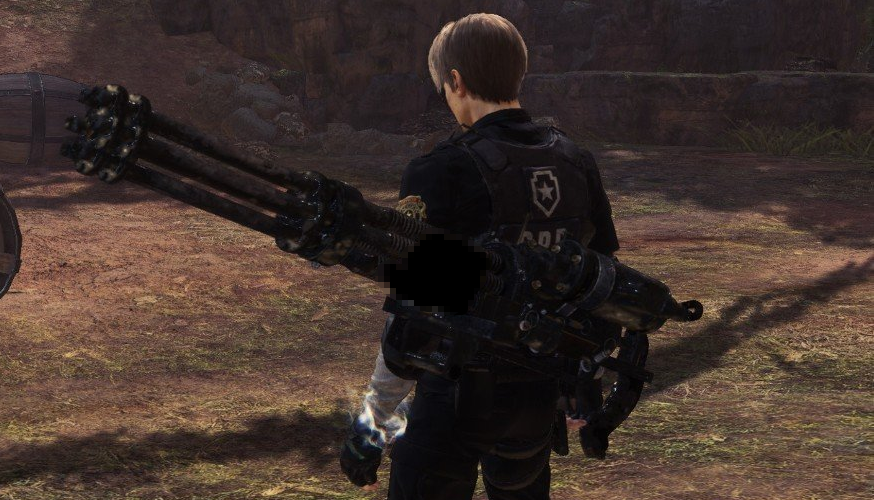 怪物猎人世界生化危机加特林MOD