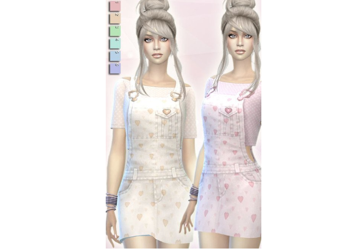 模拟人生4女性可爱工作服短裙MOD