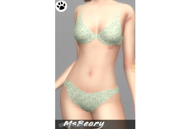 模拟人生4美丽碎花比基尼MOD