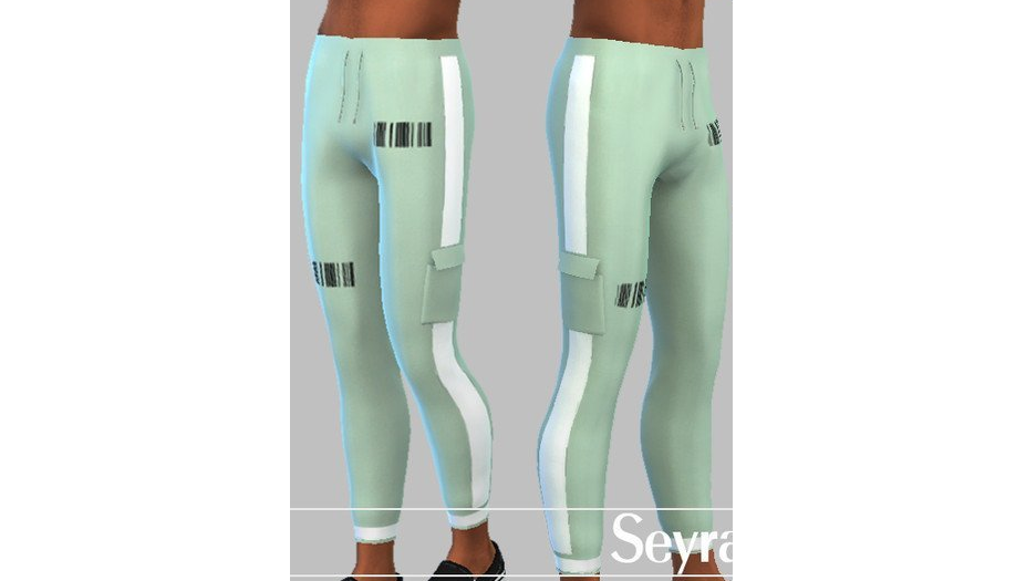 模拟人生4男性条纹码运动裤MOD