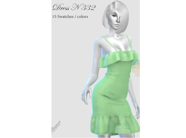 1618821265705801.png 模拟人生4吊带纯色花边连衣裙MOD