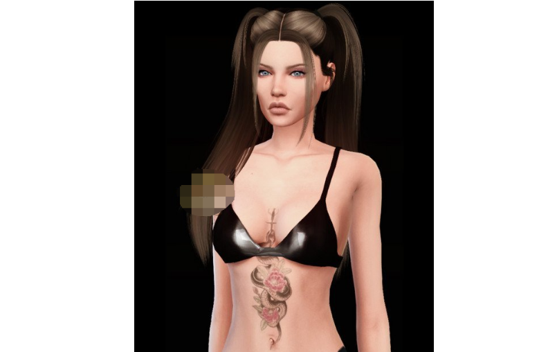 模拟人生4随机彩色纹身MOD