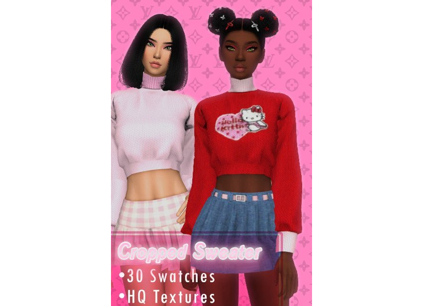 模拟人生4女性的可爱毛衣MOD