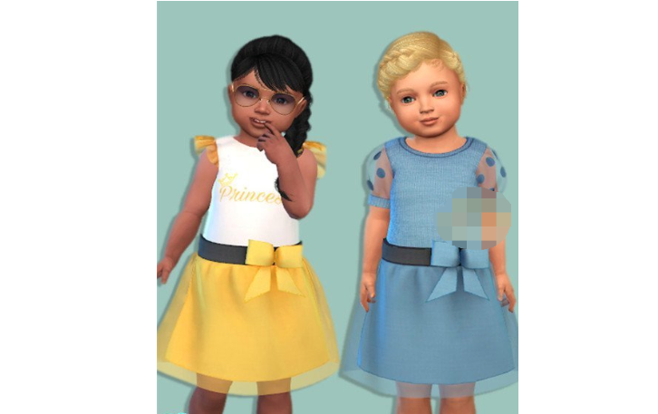 1620356565876499.png 模拟人生4女童蝴蝶结薄纱连衣裙MOD