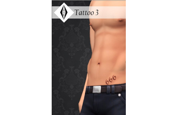 模拟人生4666纹身MOD