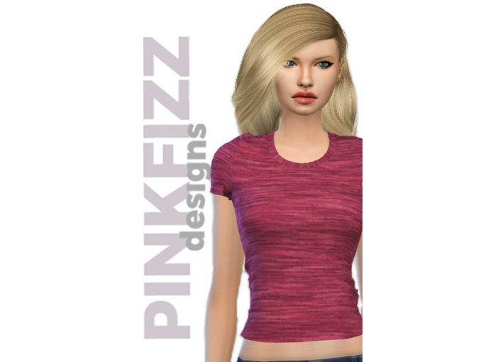 模拟人生4女性的简洁休闲t恤MOD