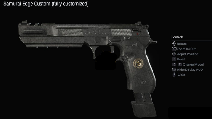 生化危机8武士之刃手枪MOD