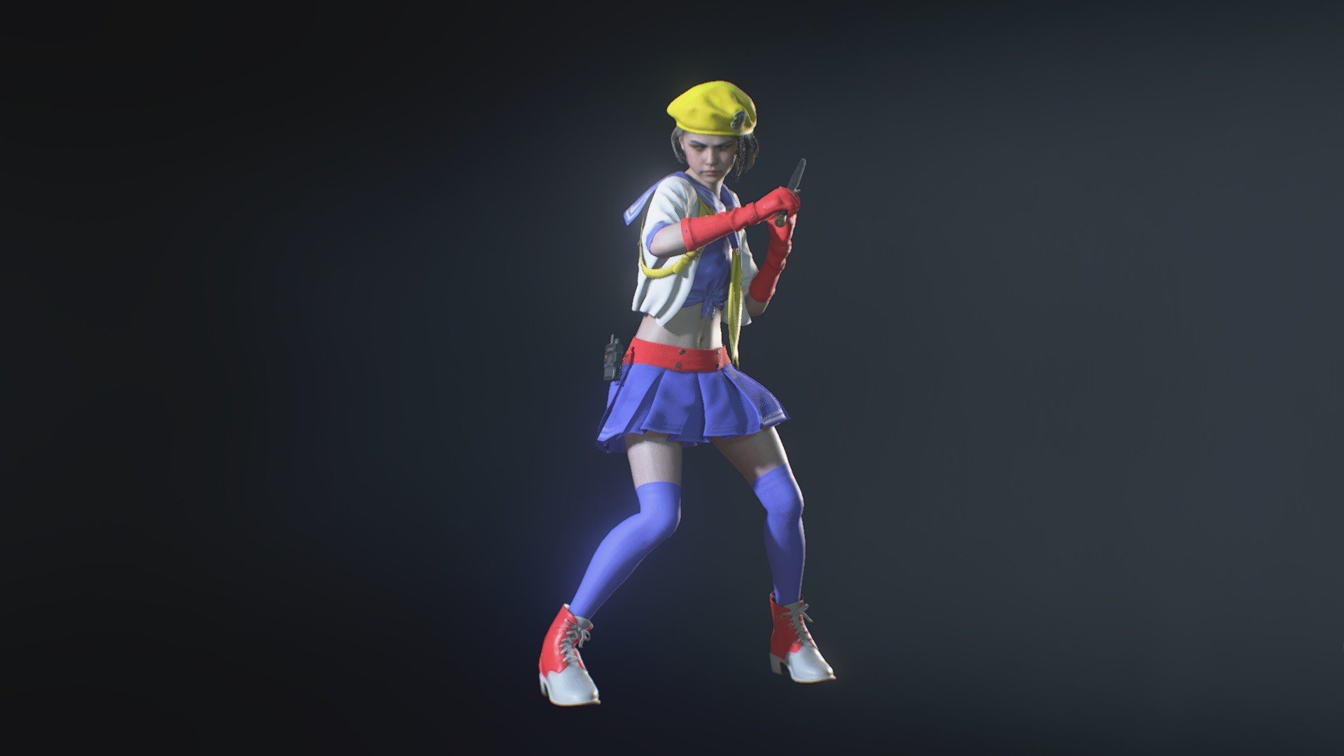 生化危机3重制版吉尔贝雷帽女学生服饰MOD