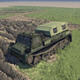 旋转轮胎GAZ-71履带车MOD