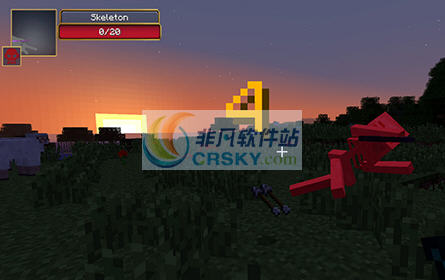 我的世界1.8伤害血量显示MOD