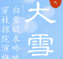 大雪节气唯美雪景超清图片素材