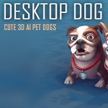 桌面萌犬