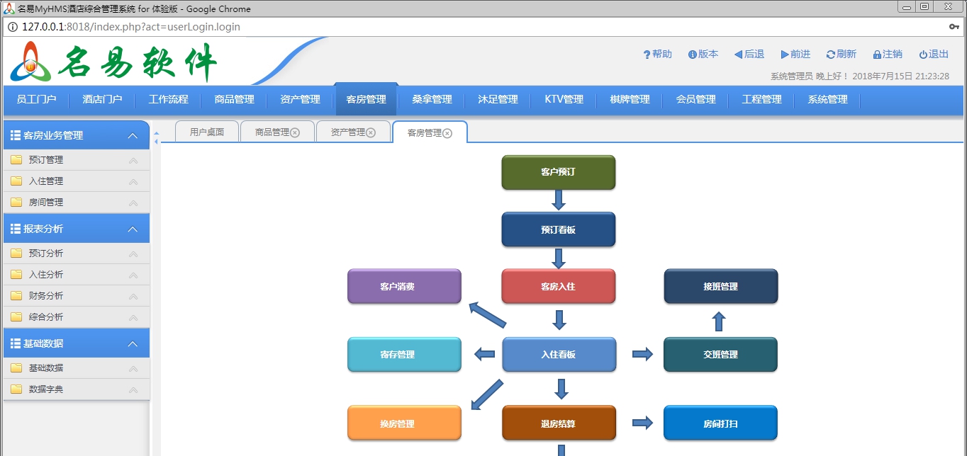 名易MyHMS酒店综合管理系统 v1.5.2.6 名易MyHMS酒店综合管理系统 v1.5.2.6
