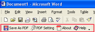 Convert DOC to PDF For Word v3.54 Convert DOC to PDF For Word v3.54