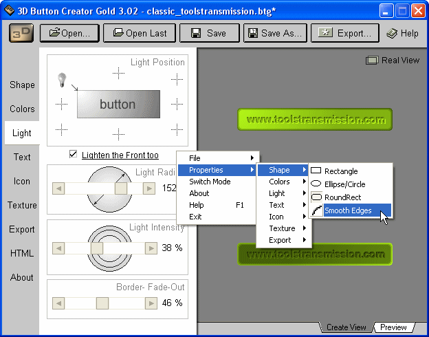 3D Button Creator Gold v4.6 3D Button Creator Gold v4.6