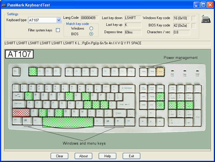 KeyboardTest v3.2.1007 KeyboardTest v3.2.1007
