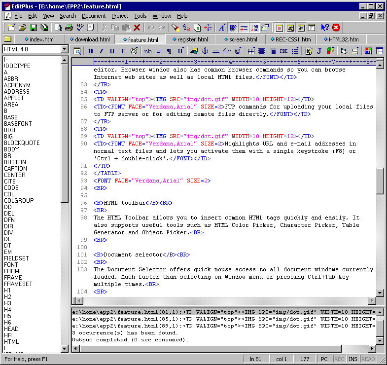 EditPlus v5.5 EditPlus v5.5