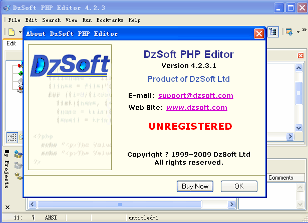 DzSoft PHP Editor v4.2.7.13 DzSoft PHP Editor v4.2.7.13