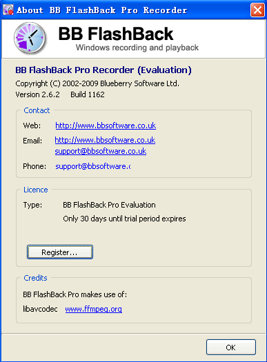 BB FlashBack Express(屏幕录像软件) v5.45.0.4598 BB FlashBack Express(屏幕录像软件) v5.45.0.4598