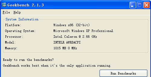 GeekBench v5.2.6 GeekBench v5.2.6