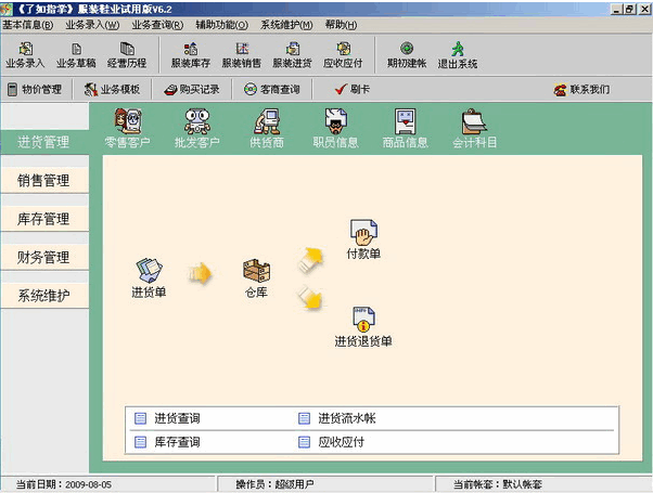 了如指掌服装店管理软件 v6.7 了如指掌服装店管理软件 v6.7