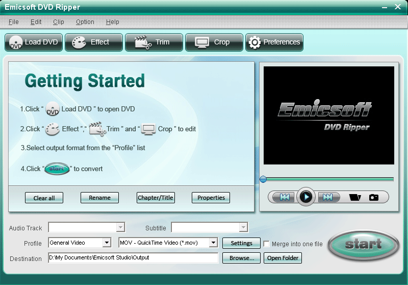 Emicsoft DVD Ripper(dvd转换软件) v5.0.11 Emicsoft DVD Ripper(dvd转换软件) v5.0.11