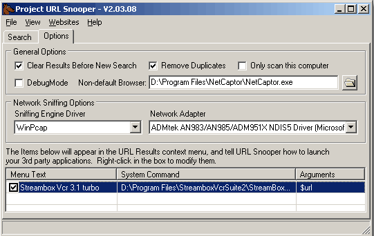 URL Snooper v2.42.06 URL Snooper v2.42.06