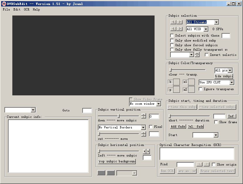 DVDSubEdit v1.57