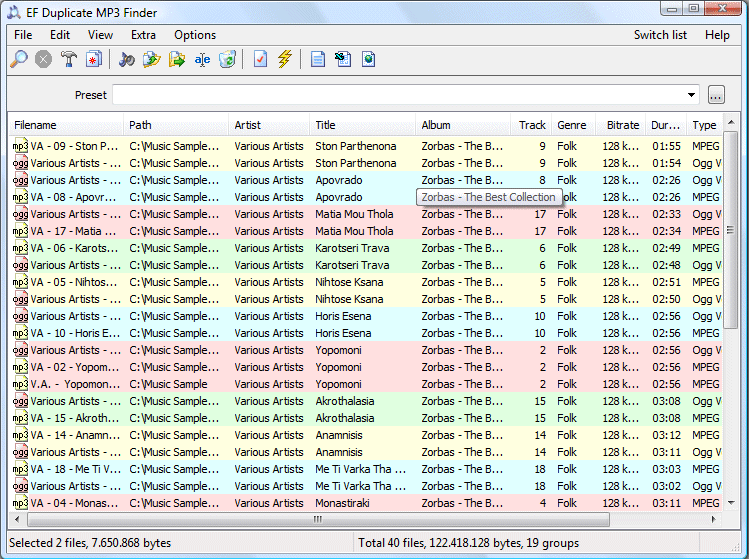 EF Duplicate MP3 Finder v20.07 EF Duplicate MP3 Finder v20.07