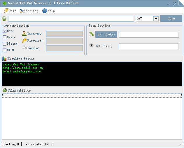 Safe3 Web漏洞扫描系统 v10.6 Safe3 Web漏洞扫描系统 v10.6