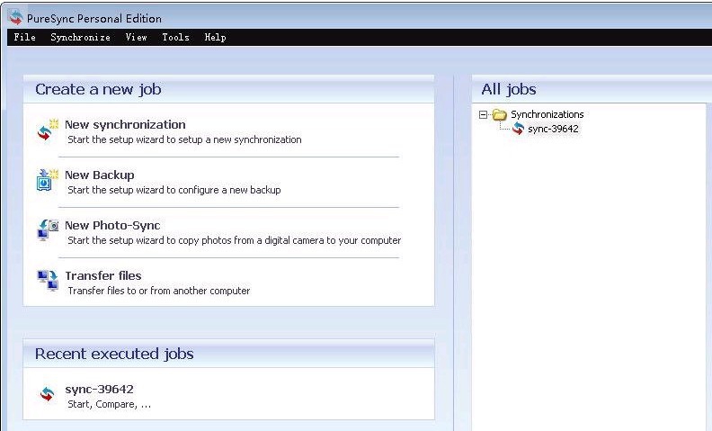 PureSync(文件同步备份软件) v5.2.4 PureSync(文件同步备份软件) v5.2.4